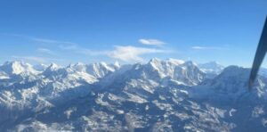 Mountain Flight Over The Mount Everest
